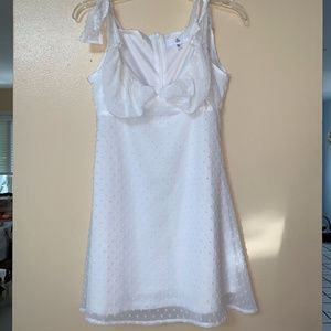 White Dotted Dress
